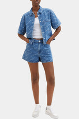 Tom Tailor - Denim Shorts With A Logo Print