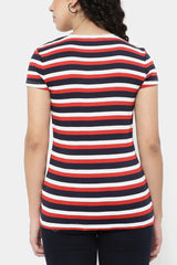 Tommy Hilfiger - Striped Henley T-Shirt