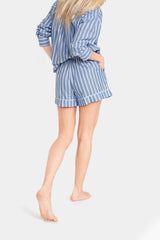 High-Waisted Printed Pajama Shorts for Women - 4-inch inseam