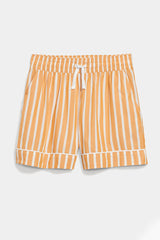 High-Waisted Printed Pajama Shorts for Women - 4-inch inseam