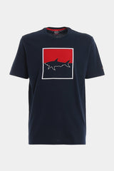 Paul & Shark Yachting - Shark Logo Embroidery Jersey T-shirt