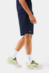 Lacoste - Sport Tennis Shorts In Solid Diamond Weave Taffeta