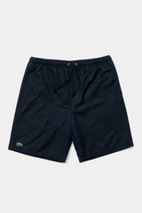 Lacoste - Sport Tennis Shorts In Solid Diamond Weave Taffeta