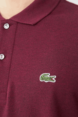 Lacoste - Classic Fit Long-Sleeve Polo Shirt in Marl Petit Pique