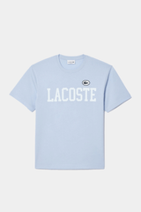 Lacoste - Cotton Contrast Print And Badge T-shirt