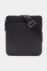 Lacoste - Men's Chantaco Matte Piqué Leather Flat Zip Bag