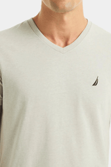 Nautica - Heather V-Neck Deck T-Shirt