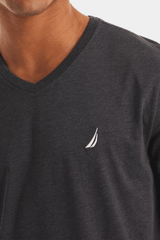 Nautica - Heather V-Neck Deck T-Shirt