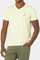 Nautica - Solid V-Neck Slim Fit T-Shirt