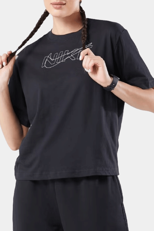 Nike - T-shirt Noir Femme Dri-Fit