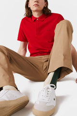 Lacoste - Men's Lacoste Paris Polo Shirt Regular Fit Stretch Cotton Pique