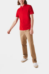 Lacoste - Men's Lacoste Paris Polo Shirt Regular Fit Stretch Cotton Pique