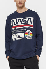 Medicine - Men's cotton longsleeve Nasa Sweatshirt