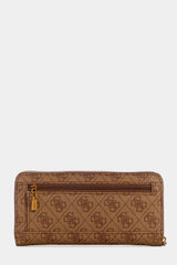 Guess - Brown Logo Laurel Large Wallet