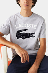 Lacoste - Men's Lacoste Regular Fit Crocodile Print T-shirt