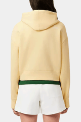Lacoste - Women's Short Cut Cotton Hoodie