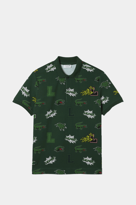 Lacoste - Holiday Crocodile Print Polo