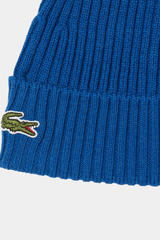 Lacoste - Rib Knit Brushed Wool Beanie