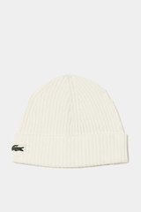 Lacoste - Rib Knit Brushed Wool Beanie