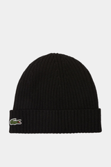 Lacoste - Rib Knit Brushed Wool Beanie