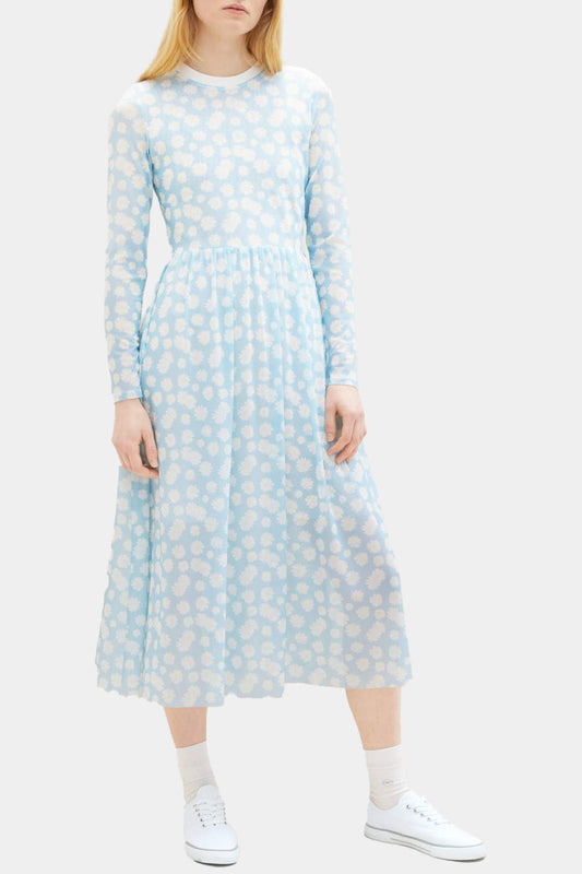 Tom Tailor - Patterned Mesh Midi Dress