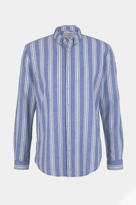 Tom Tailor - Linen Strips Shirt