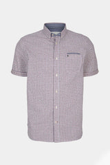 Tom Tailor - Checked short-sleeved shirt