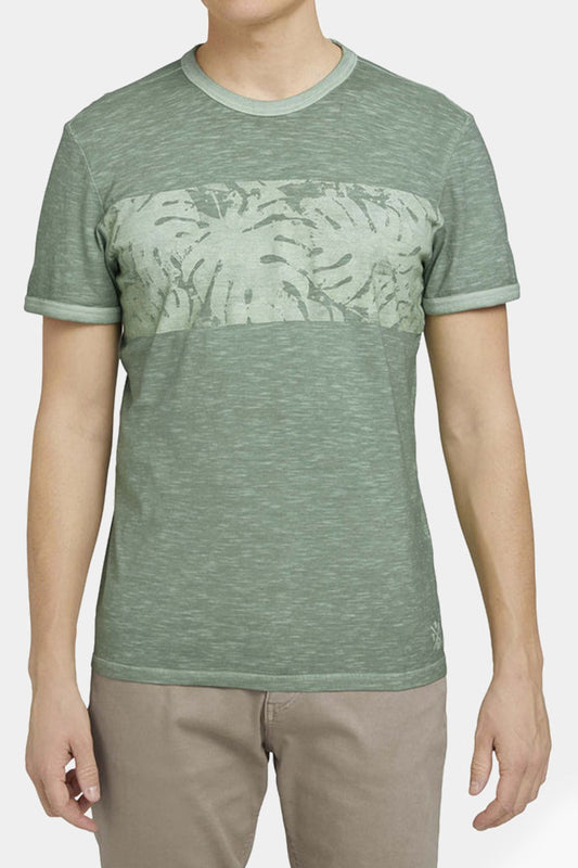Tom Tailor - T-Shirt with A Floral Print