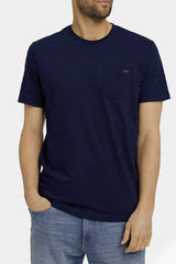 Tom Tailor - T-Shirt With Textured Stripes