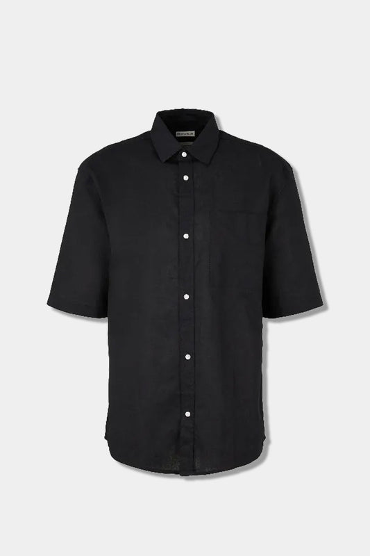 Tom Tailor - Men's Shirt With Short Sleeves Black