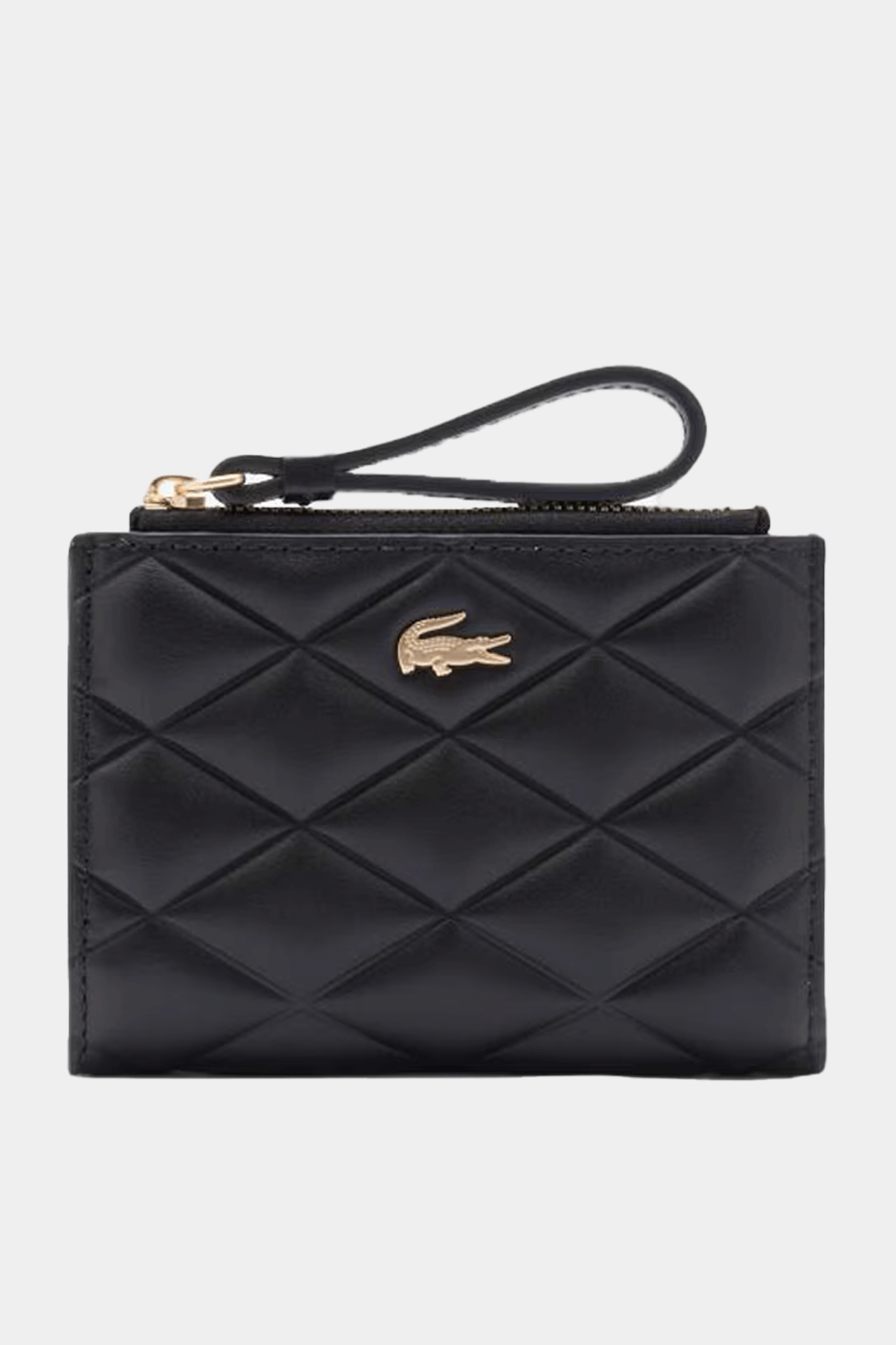 Lacoste - Small Crocodile Leather Coin Purse Wallet