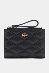 Lacoste - Small Crocodile Leather Coin Purse Wallet