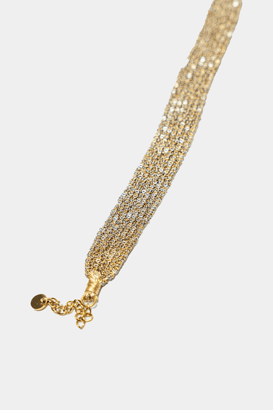 Dikochi - Gold-Tone Beaded Bracelet