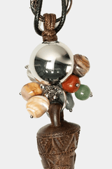 Dikochi - Necklace Handwoven from Natural Brown