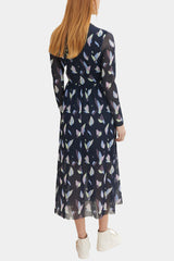 Tom Tailor - Patterned Mesh Midi Dress