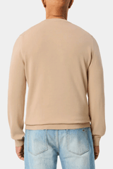 Lacoste - Men's Monochrome Cotton V-Neck Sweater