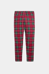 Ralph Lauren - Girls' Plaid Stretch Jersey Leggings Pajama
