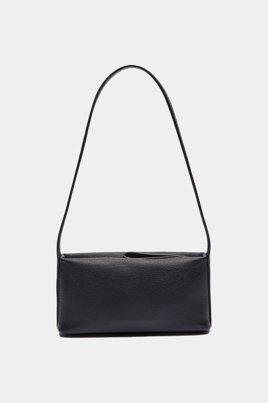 Lacoste - Small City Court Grain Leather Hobo Bag