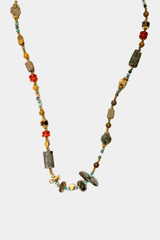 Dikochi - Multi-Colored Beaded Natural Stone Necklace
