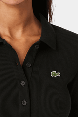 Lacoste - Slim Fit L.12.D Ribbed Cotton Polo Shirt Long Sleeve
