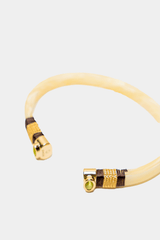 Dikochi - Acetate Wood Beige Bracelet