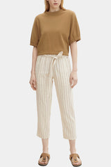 Tom Tailor - Fabric Trousers With Linen