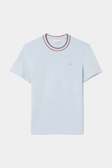 Lacoste - Color Tipping Line Match Pique Stretch T-Shirt