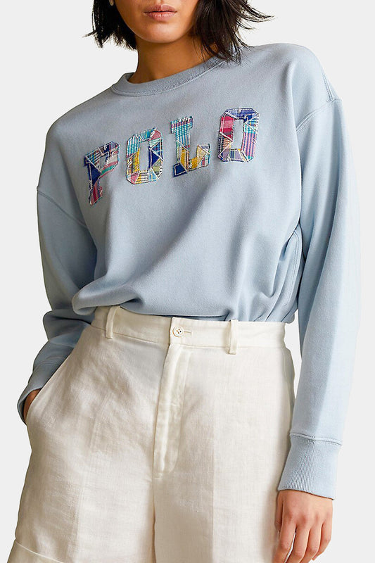 Ralph Lauren - Raised-Logo Cotton Sweatshirt