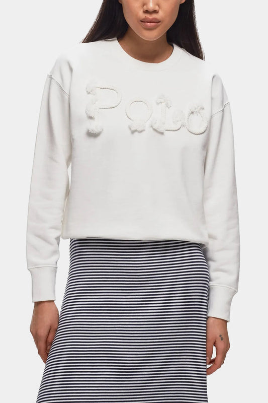 Ralph Lauren - Raised-Logo Cotton Sweatshirt