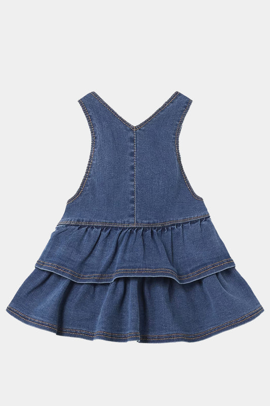 Mayoral - Baby Denim Dungaree Frock