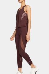 Nike - One High-Waisted 7/8 Mesh-Panelled Leggings