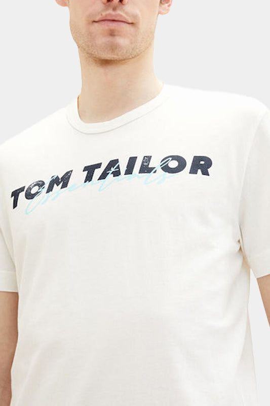 Tom Tailor - Men's T-shirt Off White