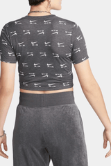 Nike - Slim-Fit Printed Crop T-Shirt