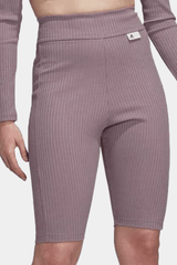 Adidas - Studio Lounge Ribbed Shorts - Women